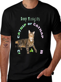 Deep Thoughts Catnip or Catnap T-Shirt product image 1
