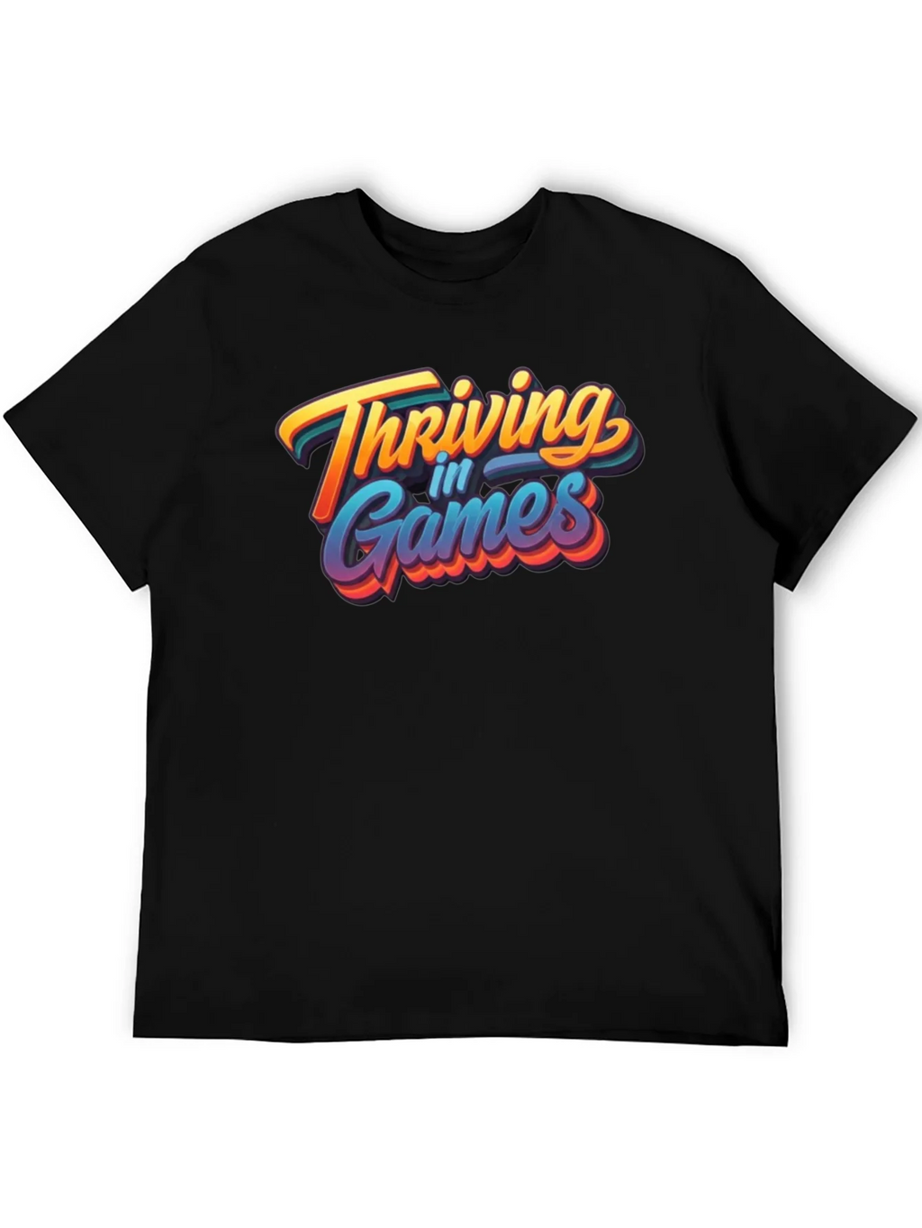 Thriving in Games Graphic Tee - Black product image 3