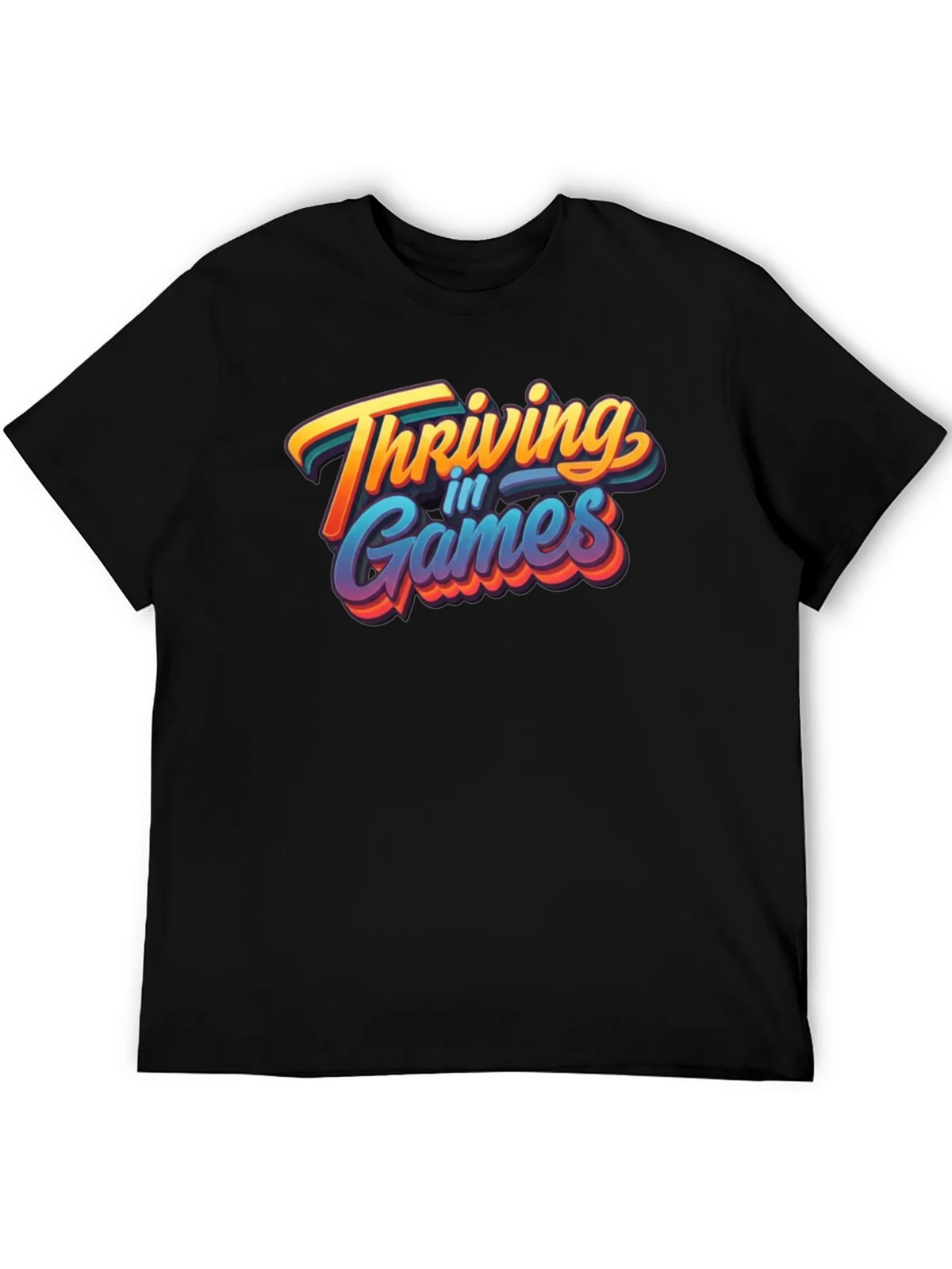 Thriving in Games Graphic Tee - Black product image 3