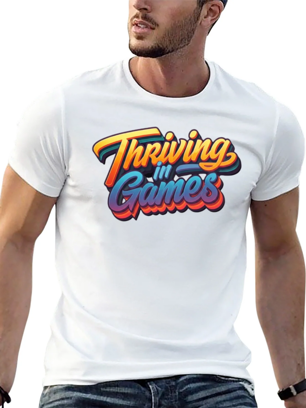 Thriving in Games Graphic Tee - Black product image 8
