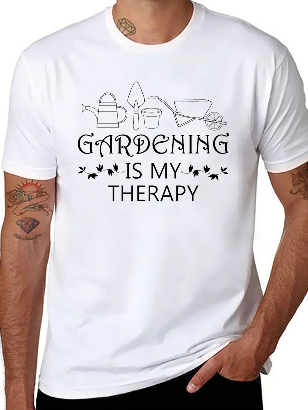 Gardening is My Therapy T-Shirt product image 2