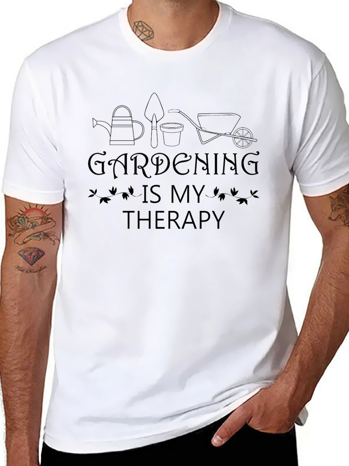Gardening is My Therapy T-Shirt product image 2