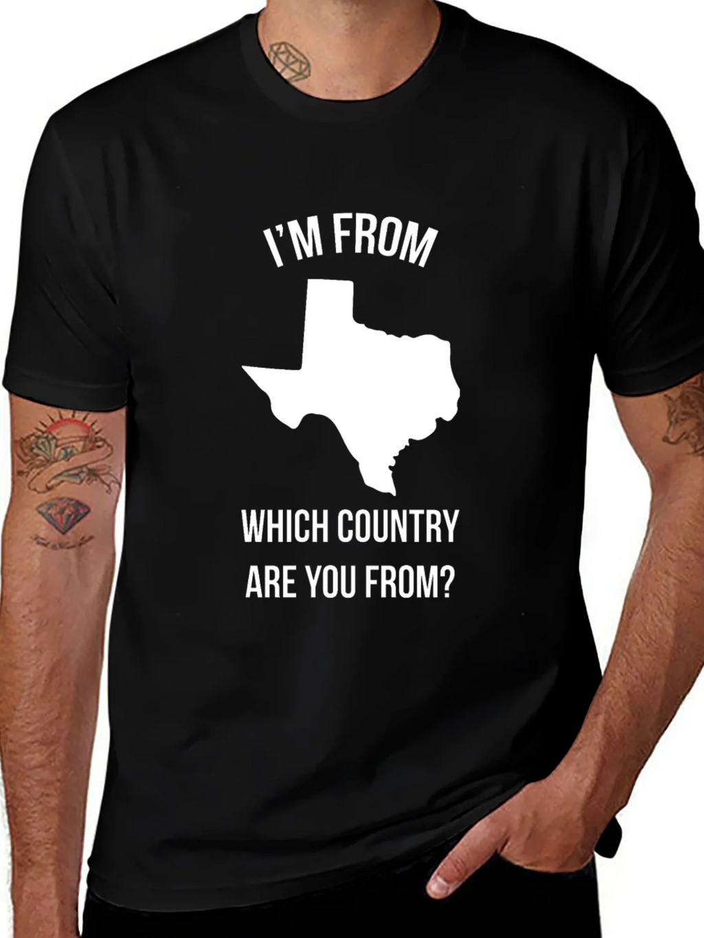 Texas Pride Graphic T-Shirt - Im From product image 1