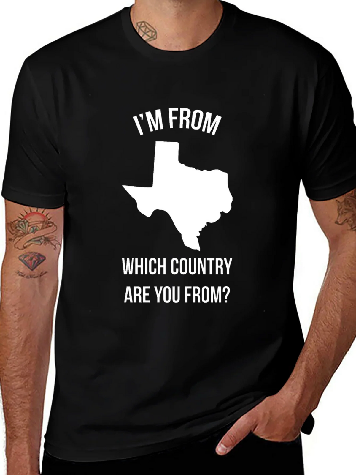 Texas Pride Graphic T-Shirt - Im From product image 1