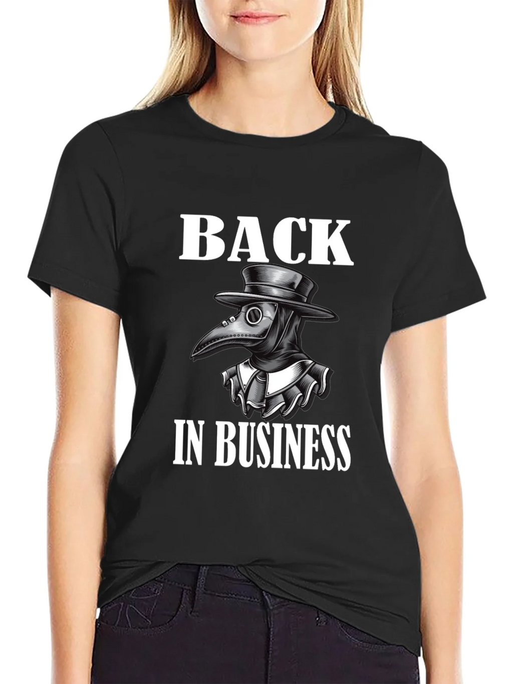 Plague Doctor Back in Business T-Shirt product image 2
