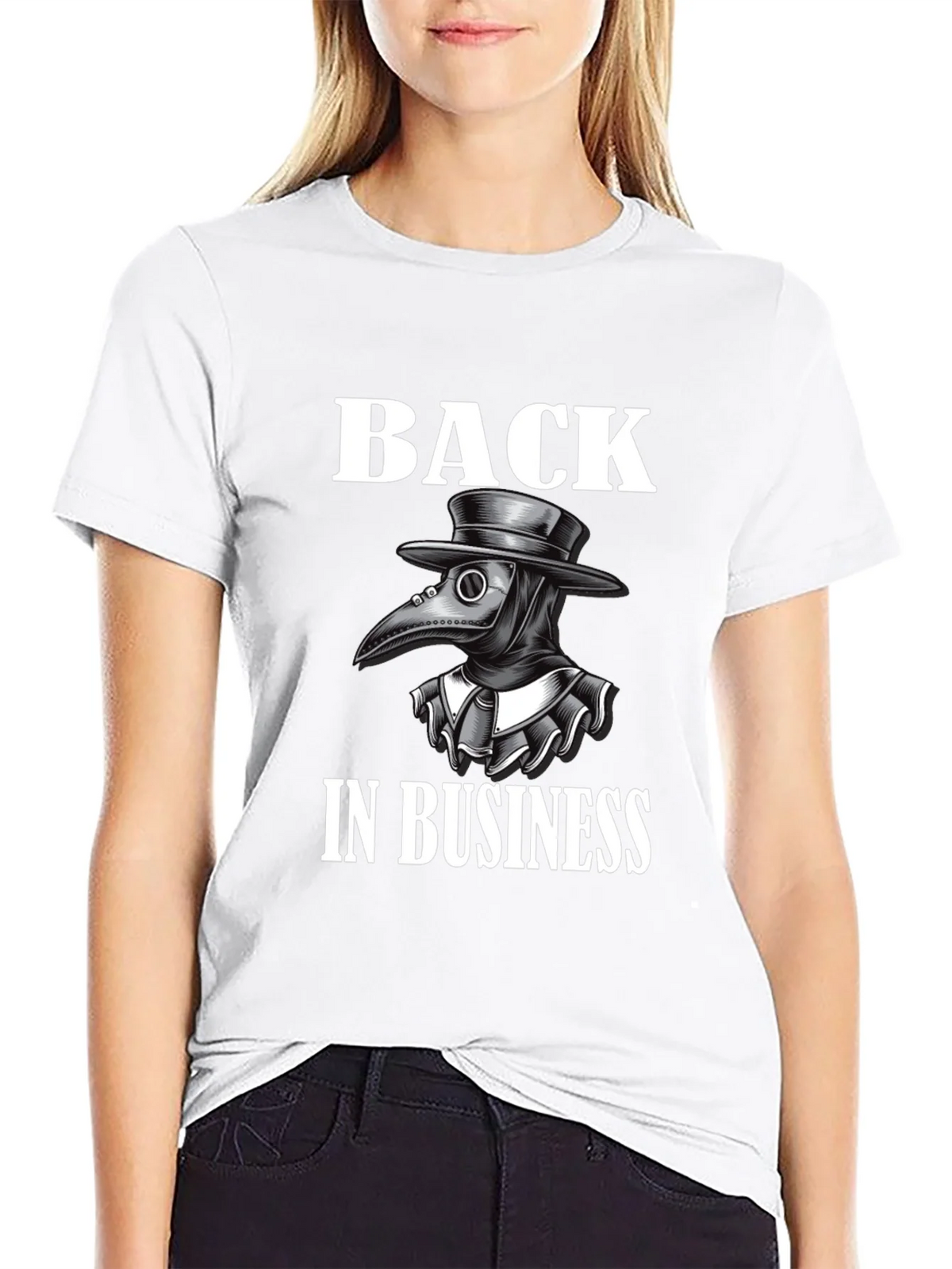 Plague Doctor Back in Business T-Shirt product image 8