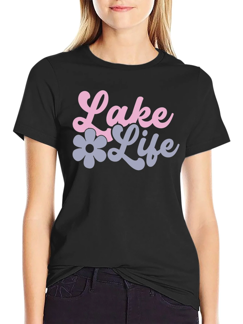 Lake Life Black Graphic Tee product image 2