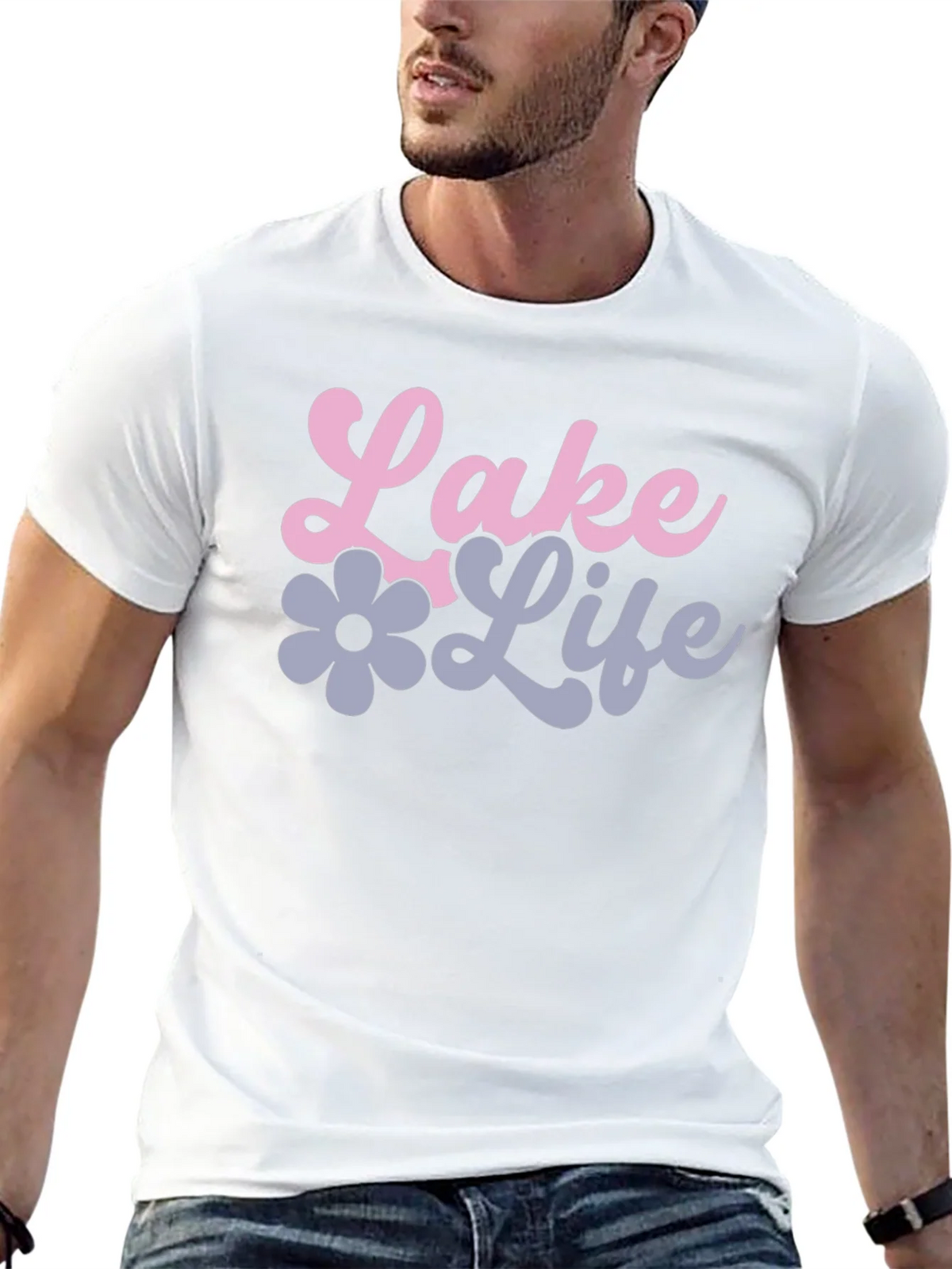 Lake Life Black Graphic Tee product image 11