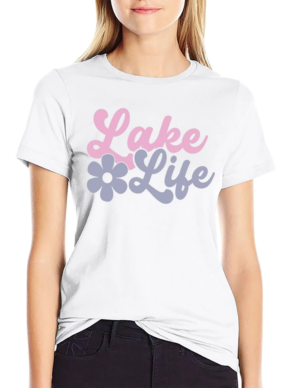 Lake Life Black Graphic Tee product image 8