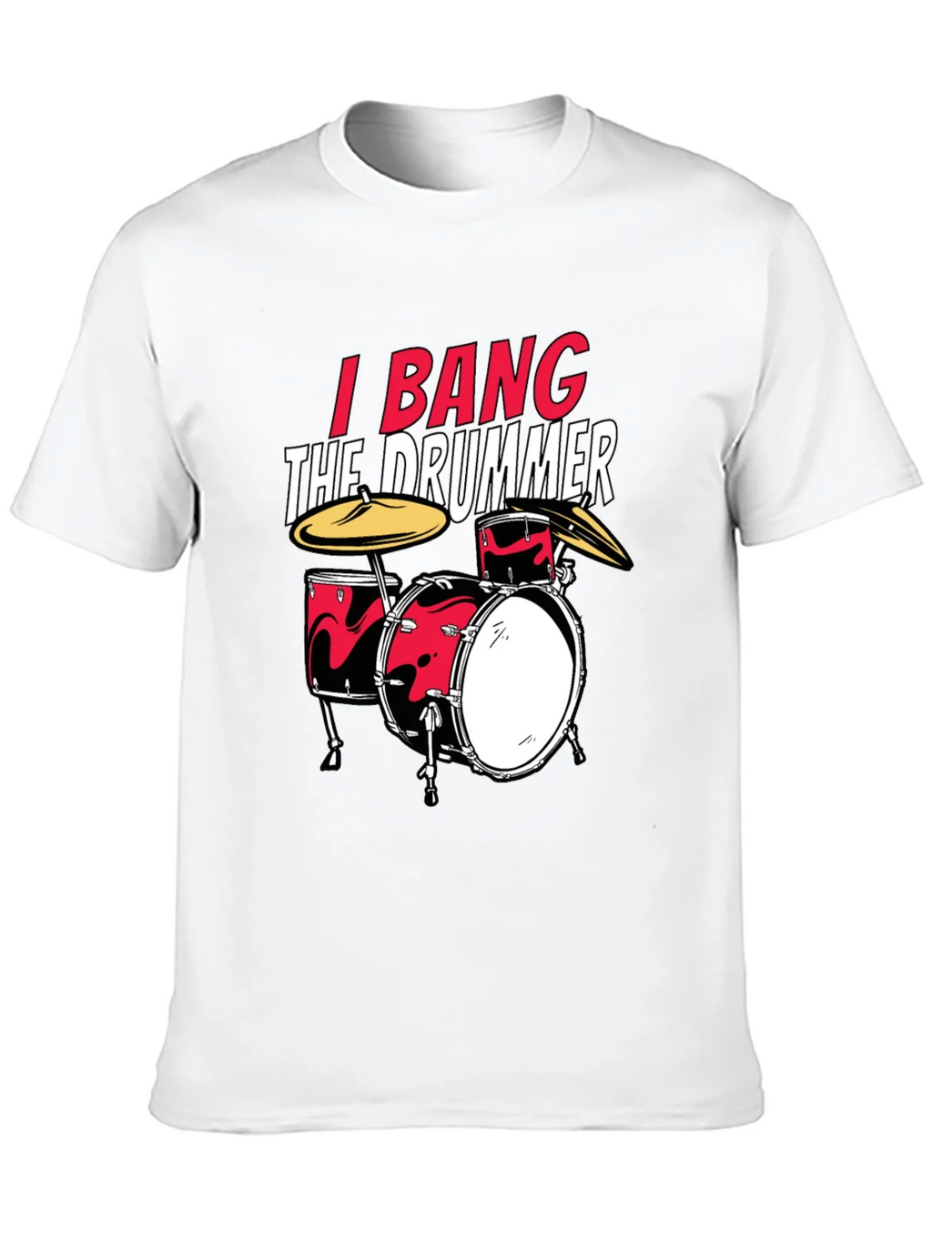 I Bang The Drummer Black T-Shirt product image 9