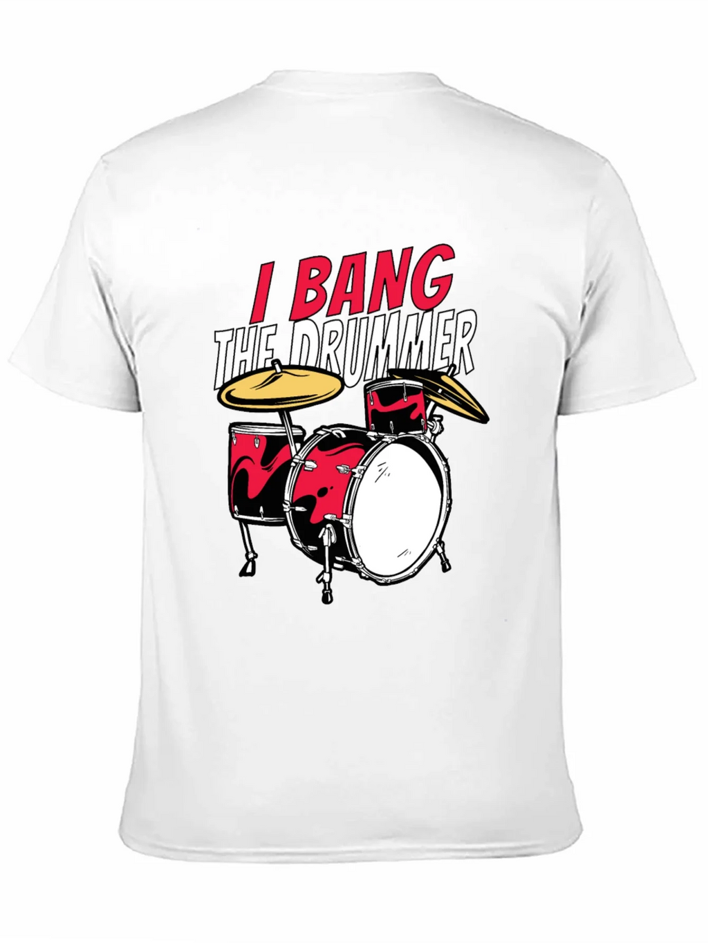 I Bang The Drummer Black T-Shirt product image 10