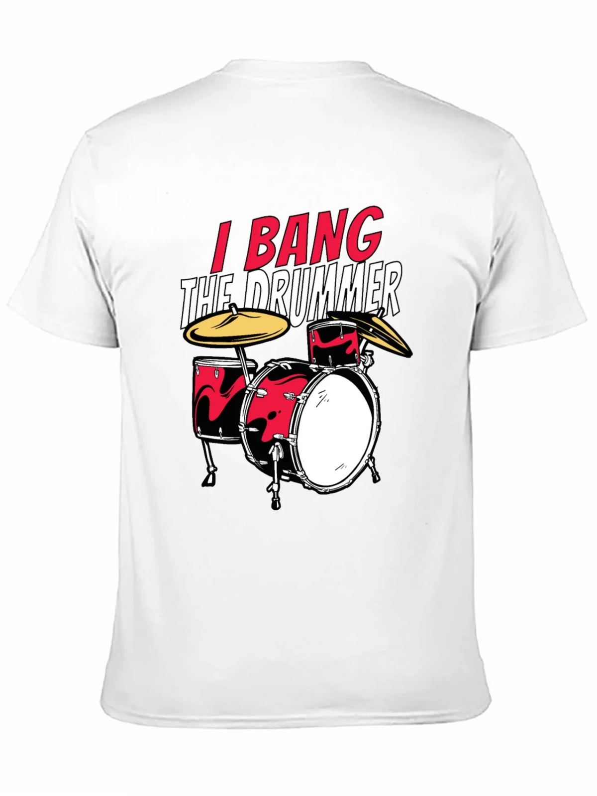 I Bang The Drummer Black T-Shirt product image 10