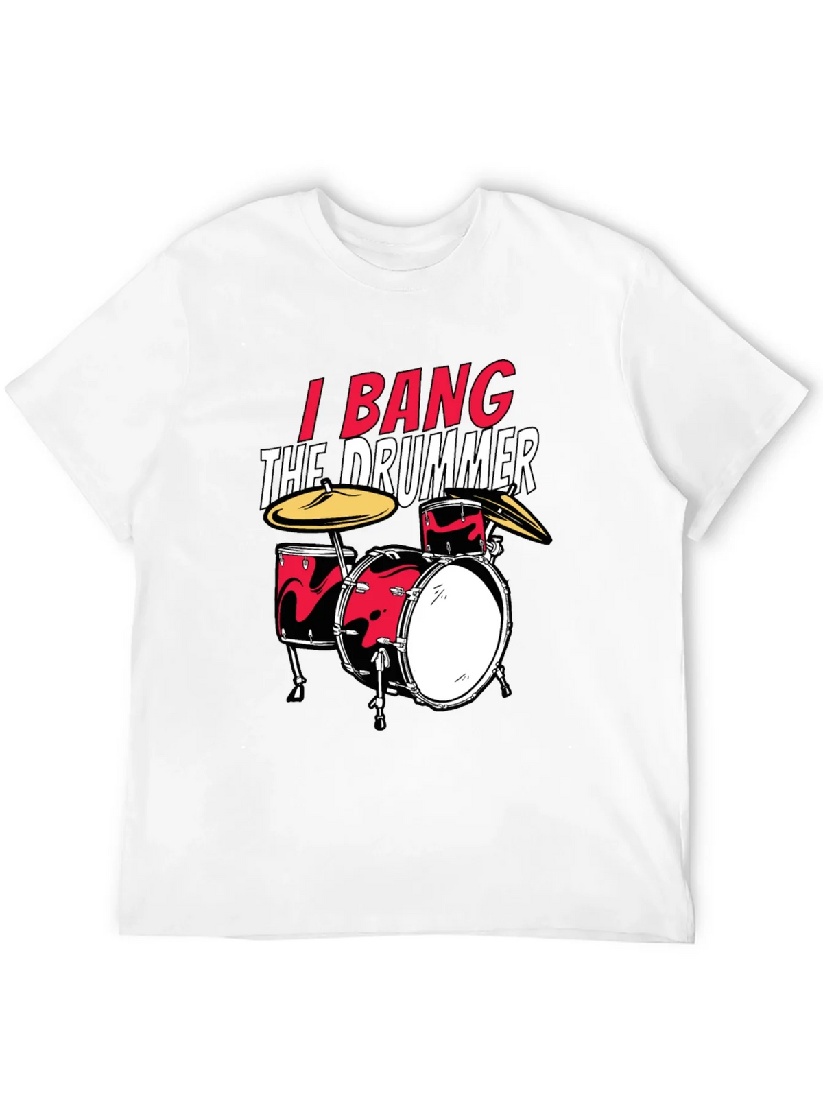 I Bang The Drummer Black T-Shirt product image 11