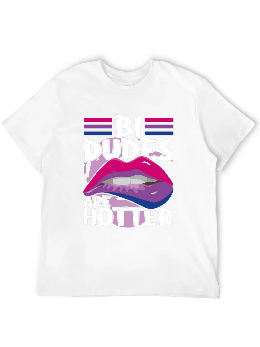 Bi Dudes are Hotter Graphic Tee product image 11