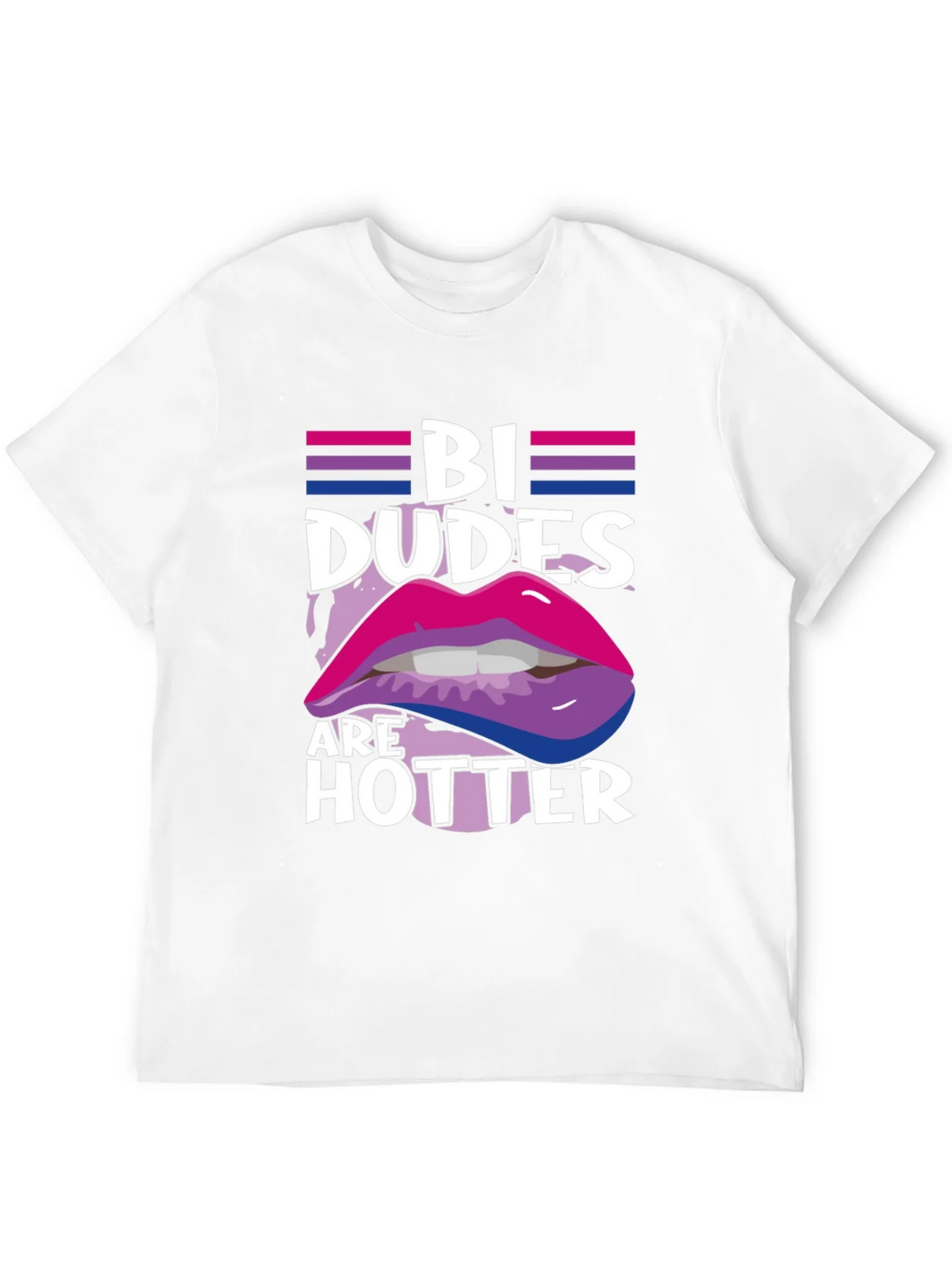 Bi Dudes are Hotter Graphic Tee product image 11