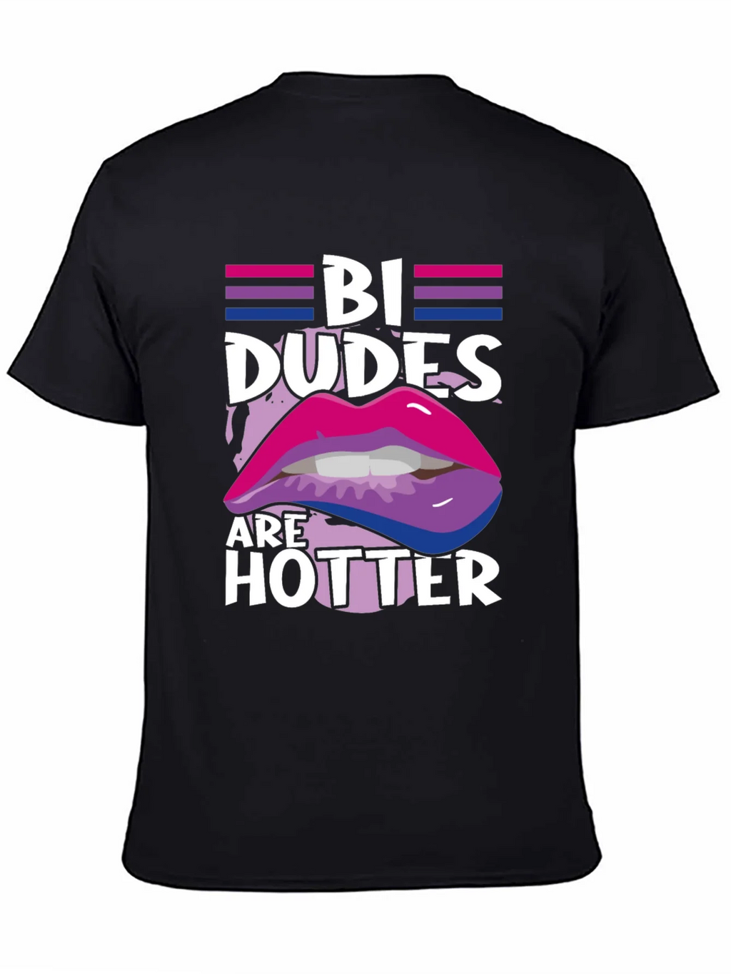 Bi Dudes are Hotter Graphic Tee product image 4