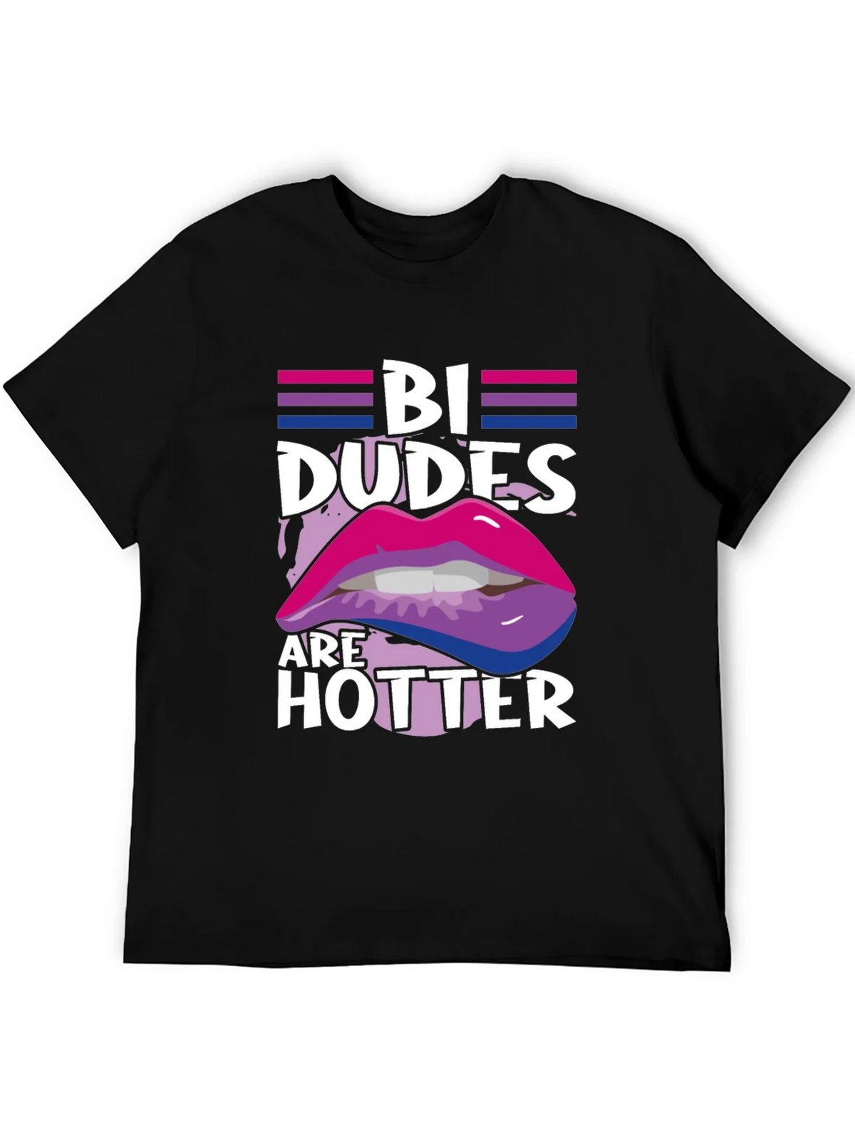 Bi Dudes are Hotter Graphic Tee product image 5