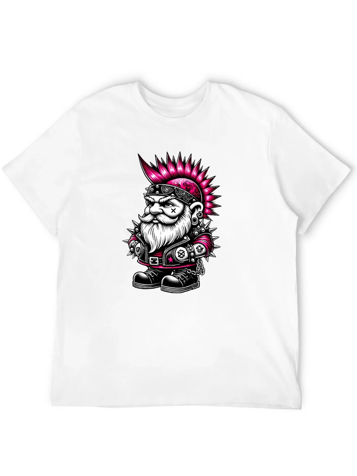 Punk Rock Gnome Graphic T-Shirt - Black product image 11