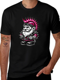 Punk Rock Gnome Graphic T-Shirt - Black product image 1