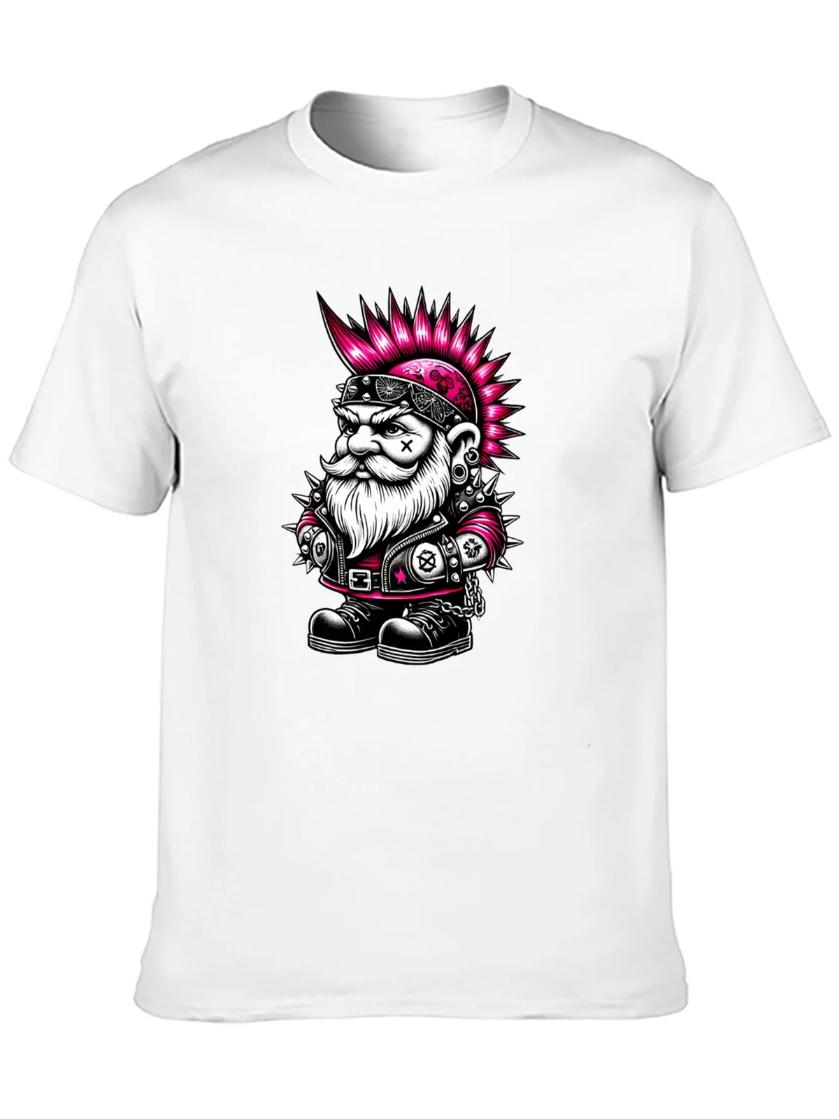Punk Rock Gnome Graphic T-Shirt - Black product image 9