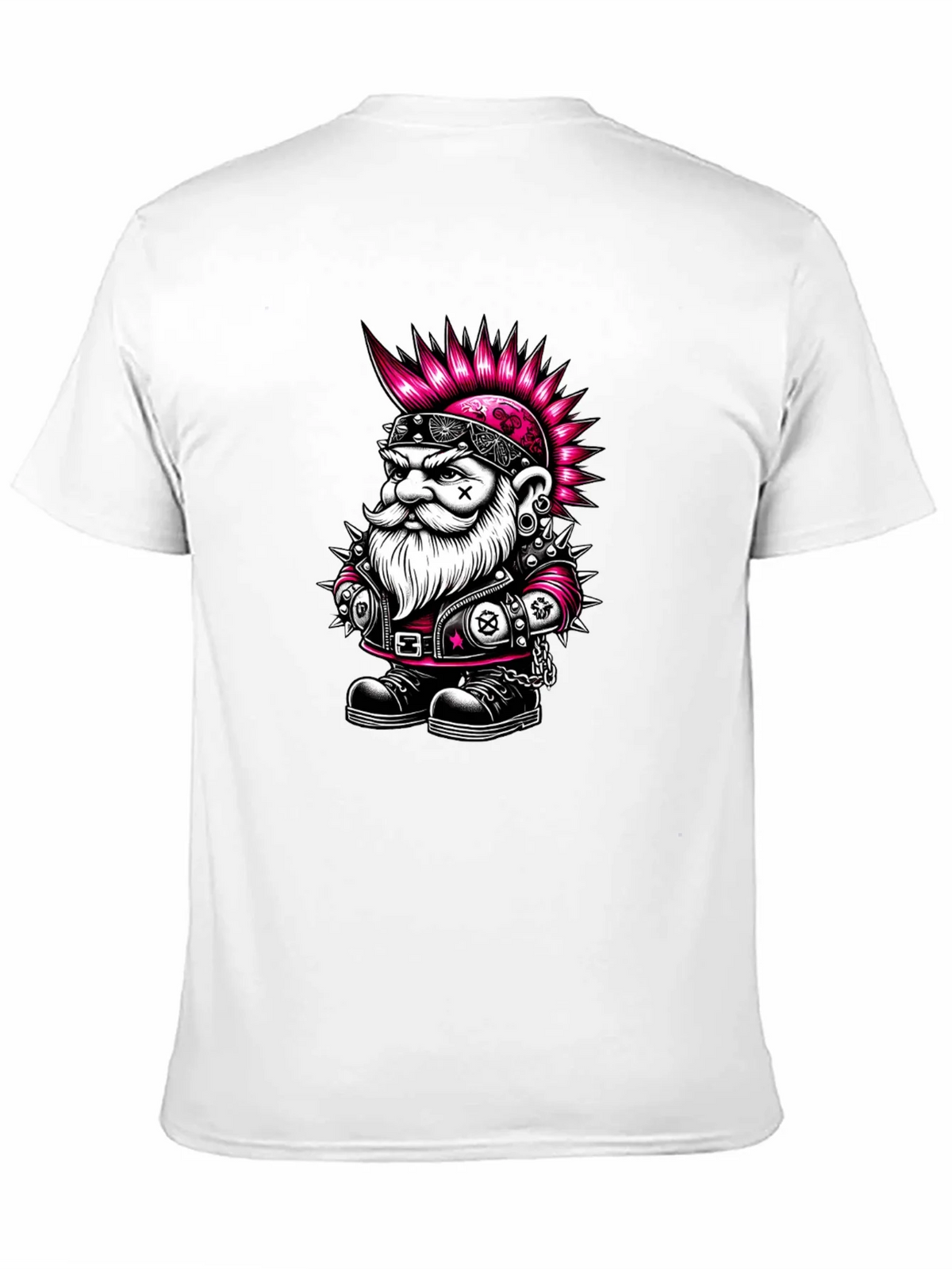 Punk Rock Gnome Graphic T-Shirt - Black product image 10