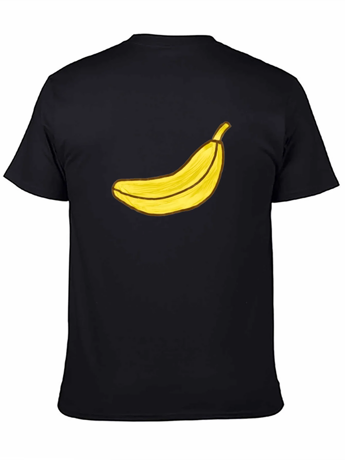 Banana Graphic Black T-Shirt - Funky Fruit Tee product image 3