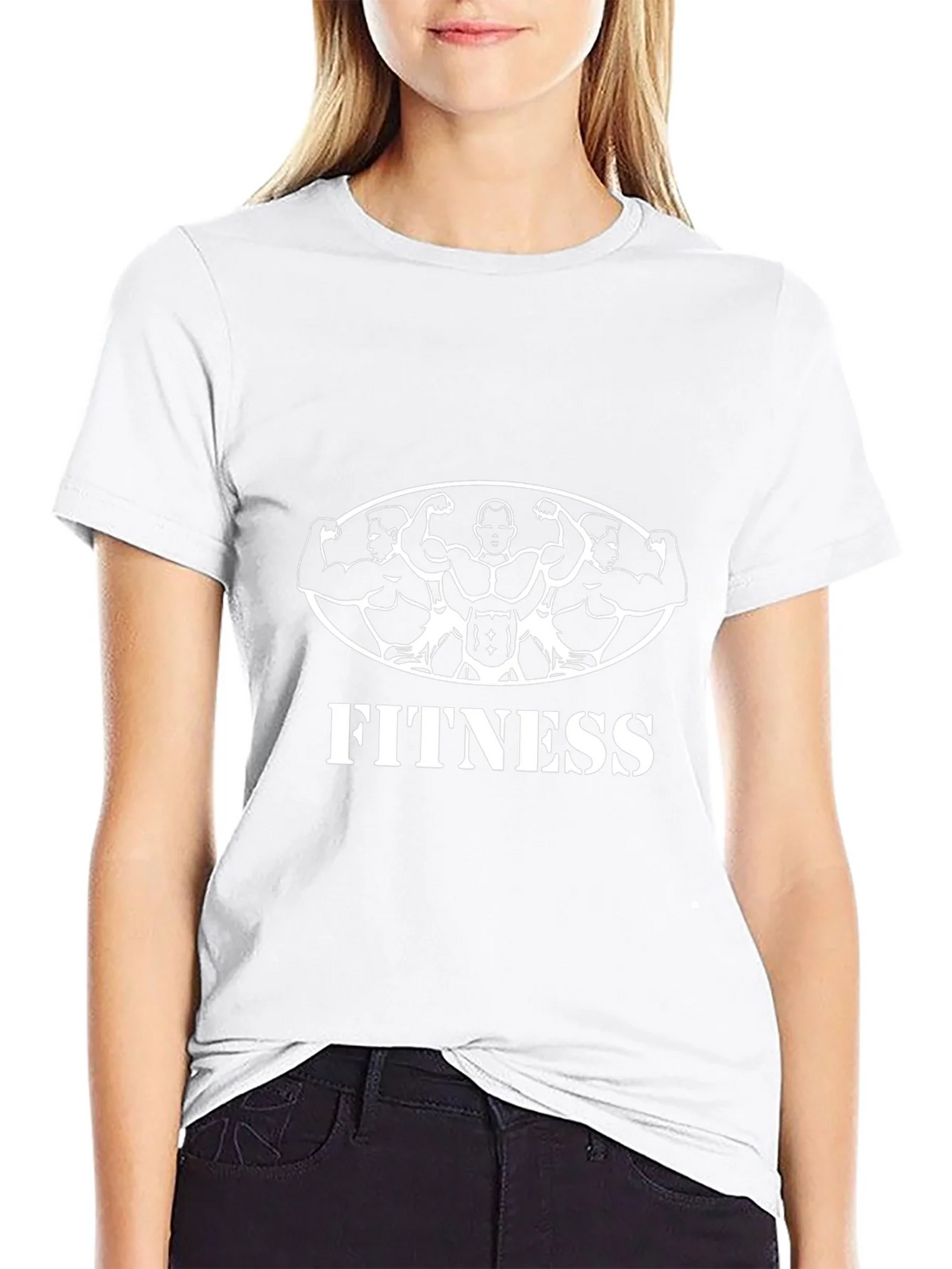 Fitness Graphic Tee - Black Gym Shirt product image 5