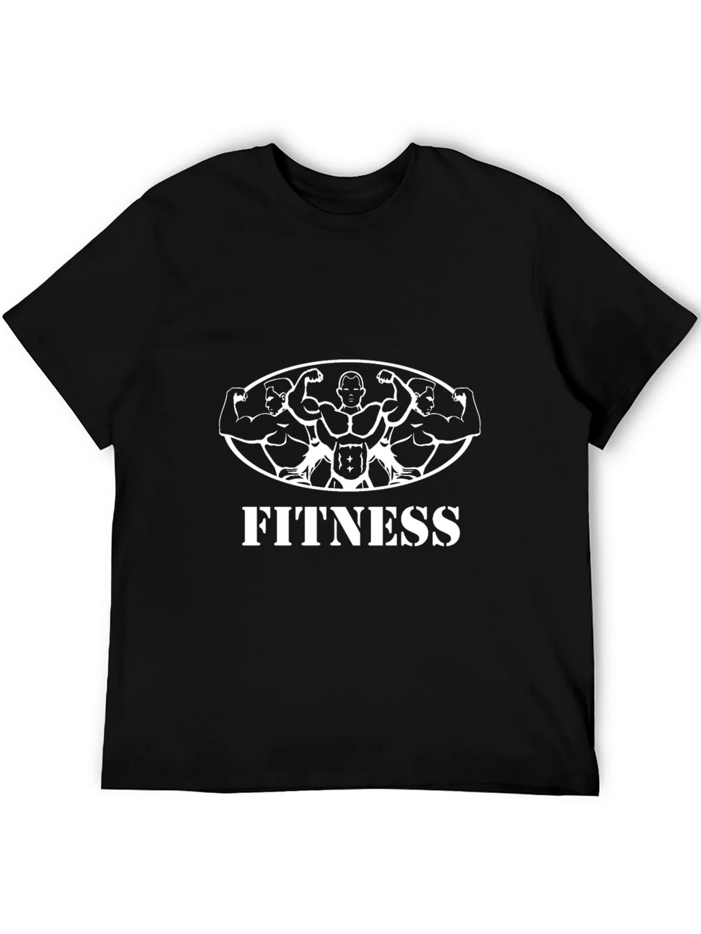 Fitness Graphic Tee - Black Gym Shirt product image 4