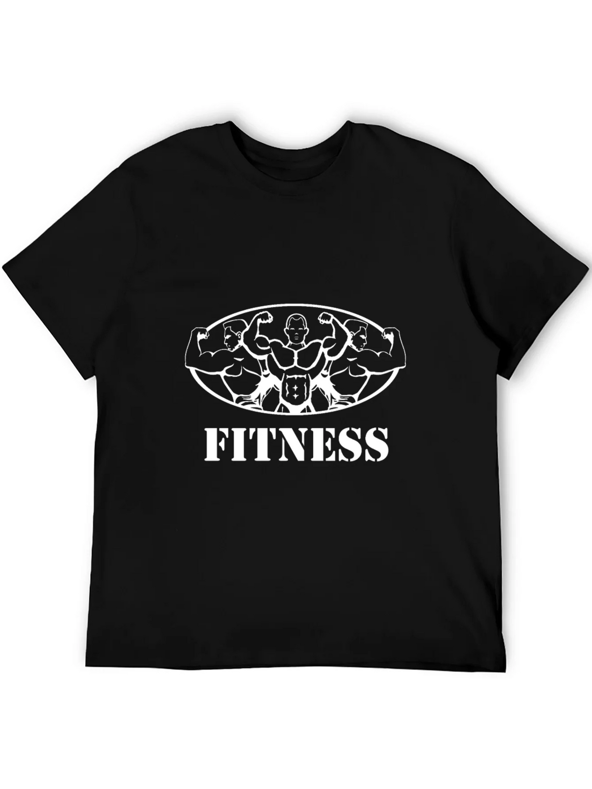 Fitness Graphic Tee - Black Gym Shirt product image 4