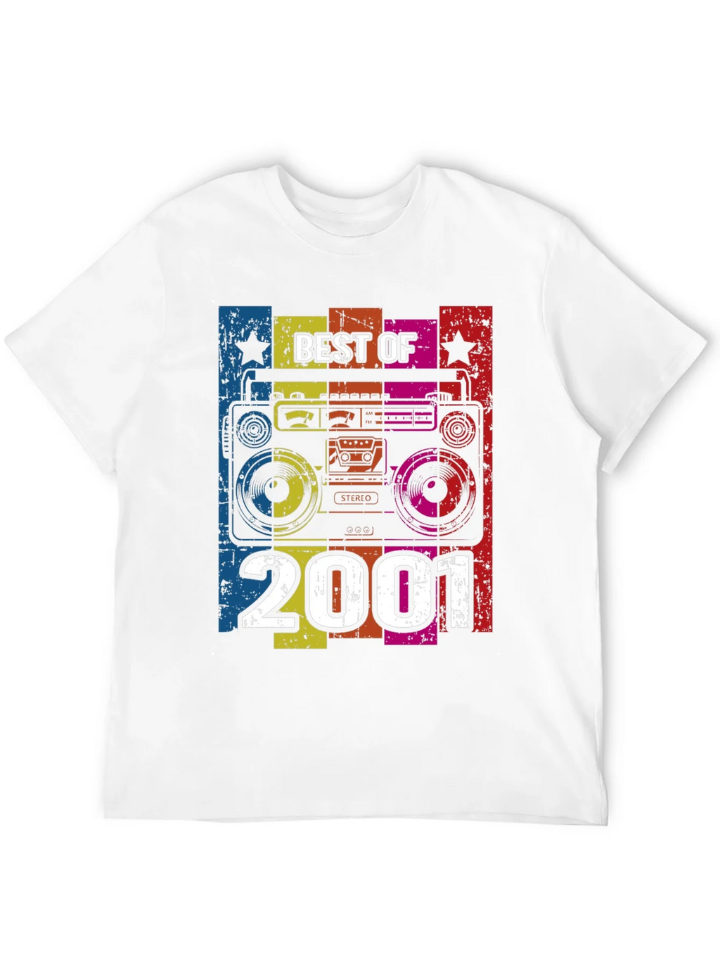 Best of 2001 Retro Boombox Graphic T-Shirt product image 11