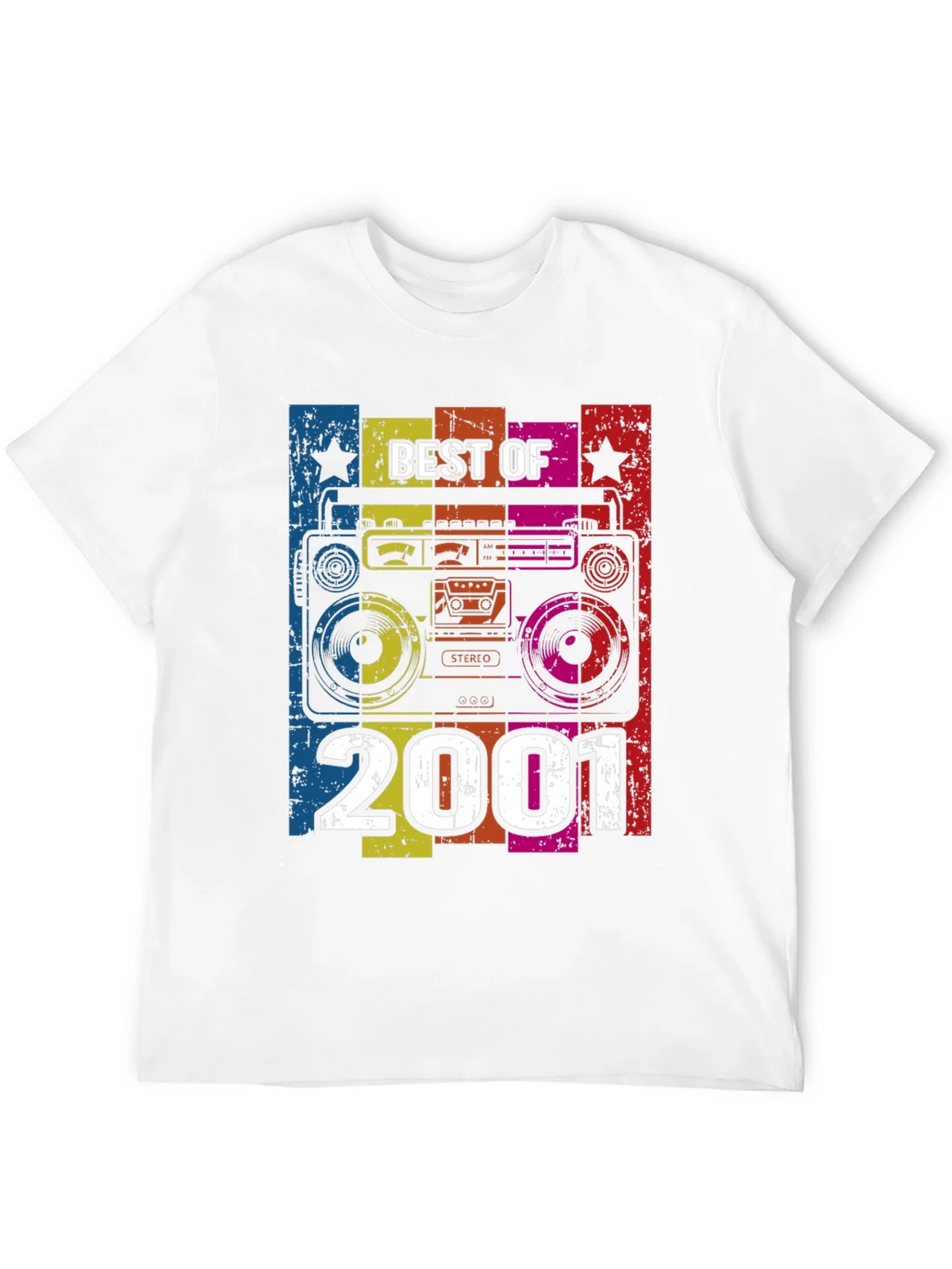 Best of 2001 Retro Boombox Graphic T-Shirt product image 11