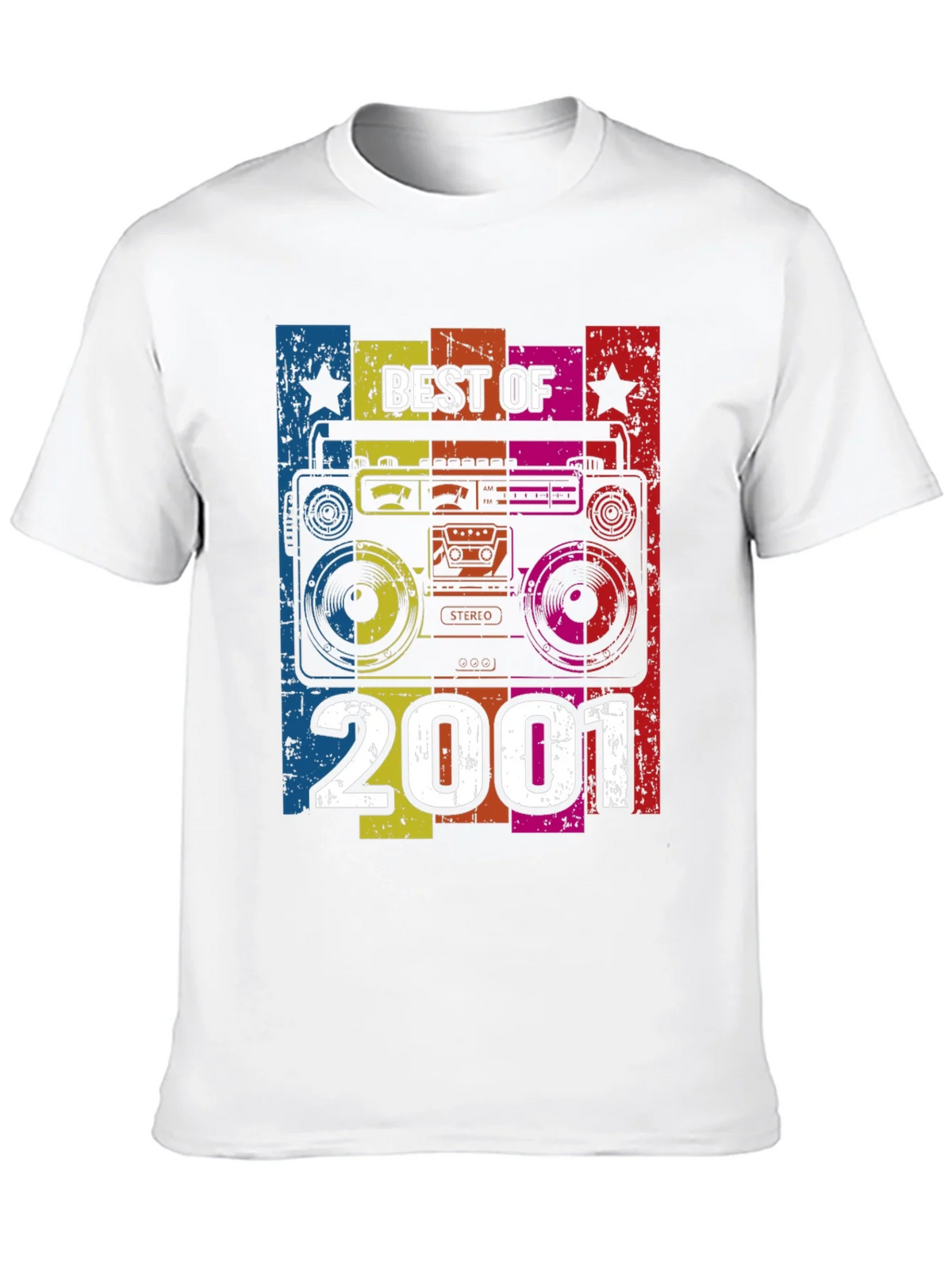 Best of 2001 Retro Boombox Graphic T-Shirt product image 9