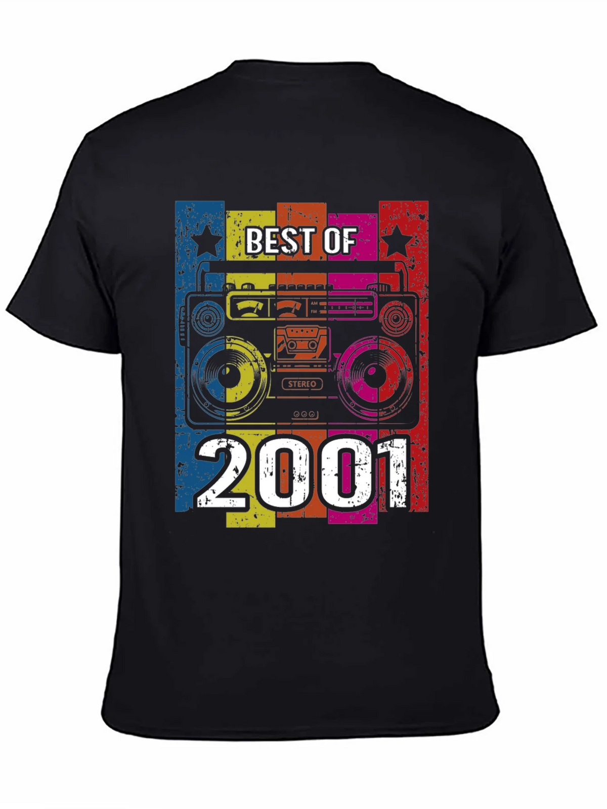 Best of 2001 Retro Boombox Graphic T-Shirt product image 4