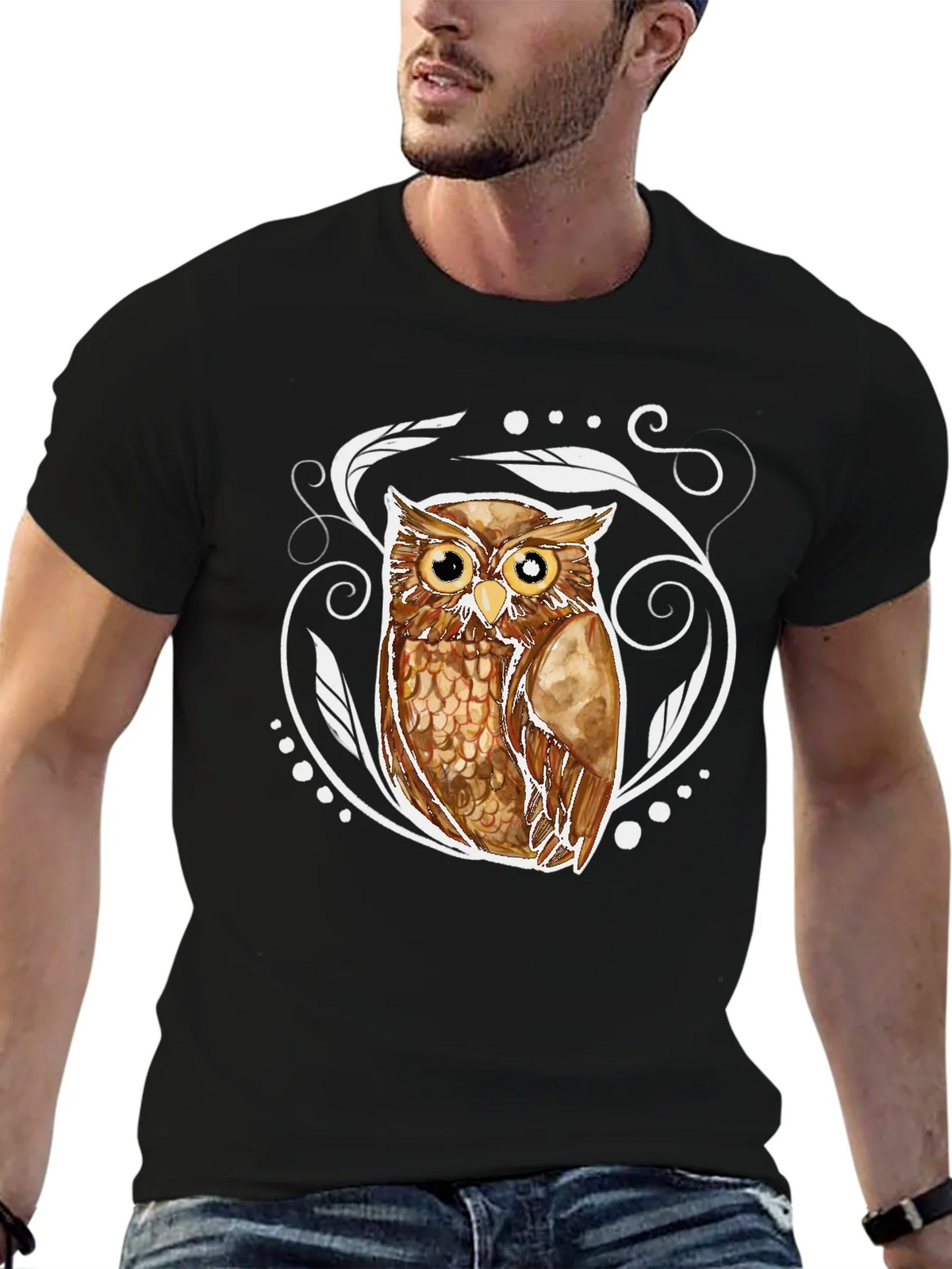 Owl Graphic Tee - Cool Bird Lover T-Shirt product image 6