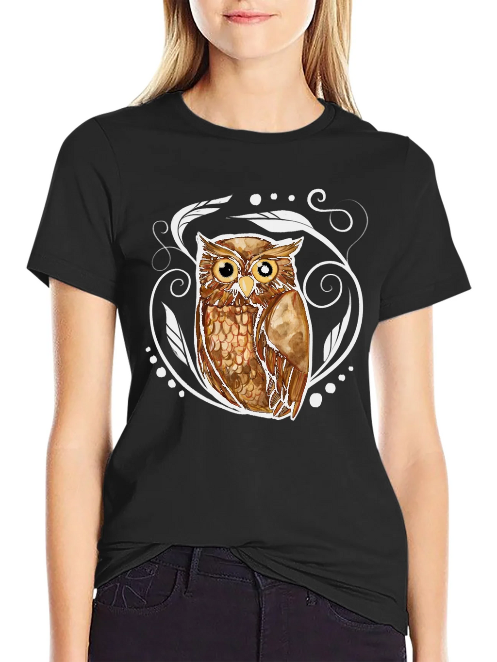 Owl Graphic Tee - Cool Bird Lover T-Shirt product image 2