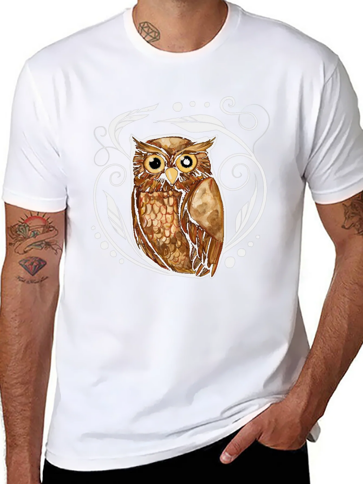 Owl Graphic Tee - Cool Bird Lover T-Shirt product image 7