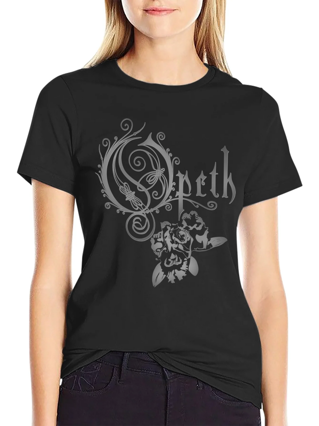 Opeth Band Logo Black T-Shirt product image 2