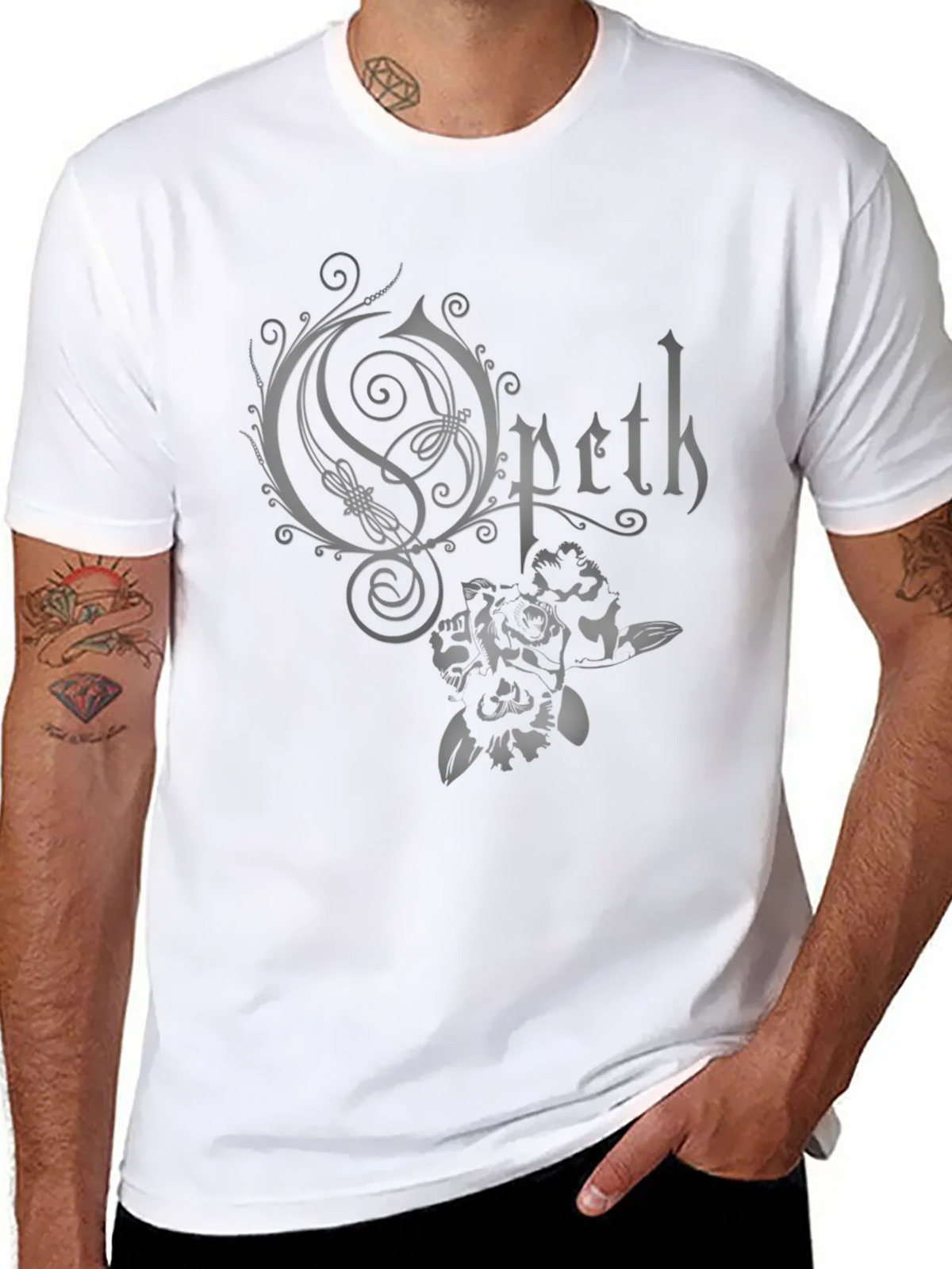 Opeth Band Logo Black T-Shirt product image 7