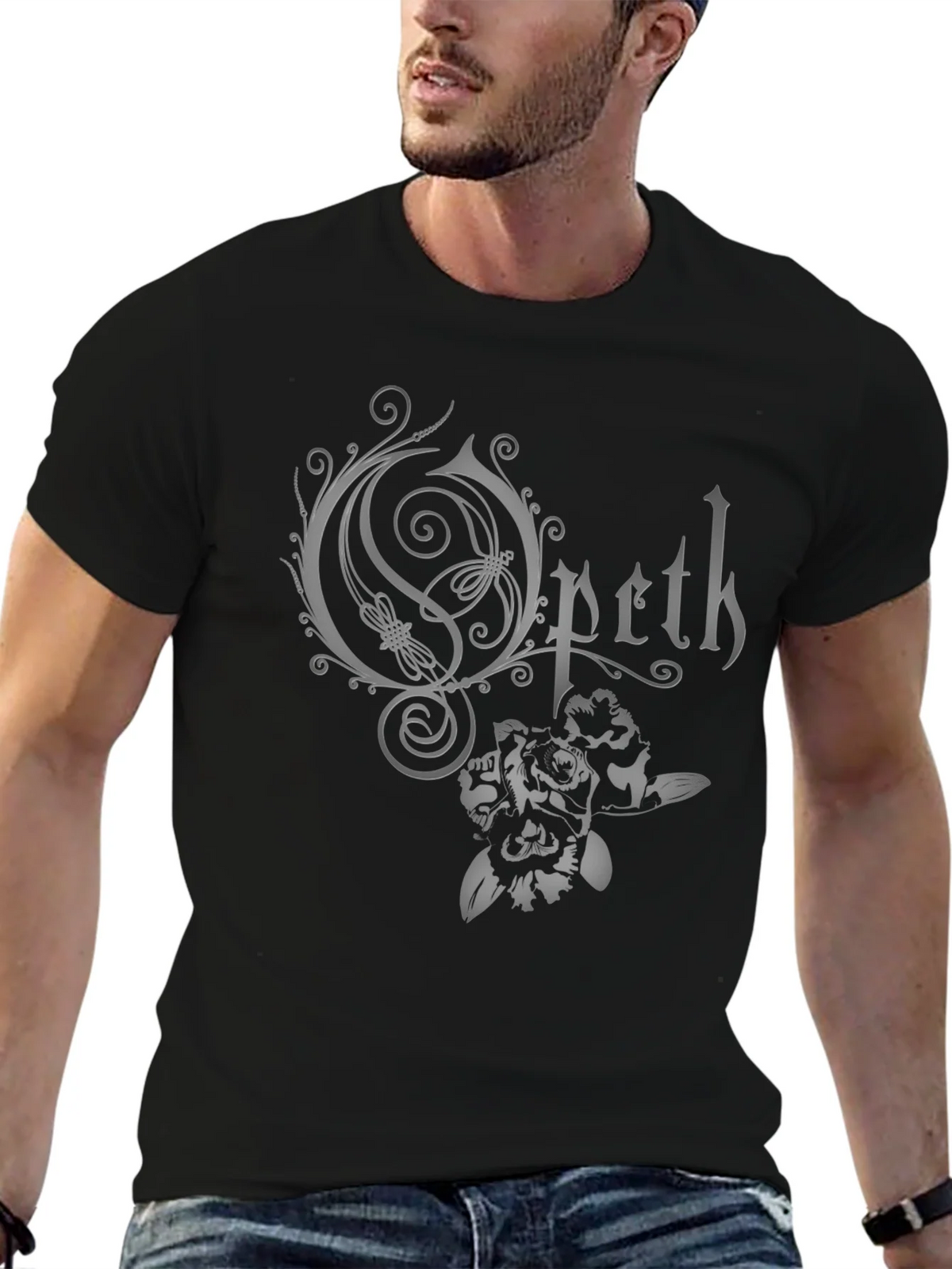 Opeth Band Logo Black T-Shirt product image 6