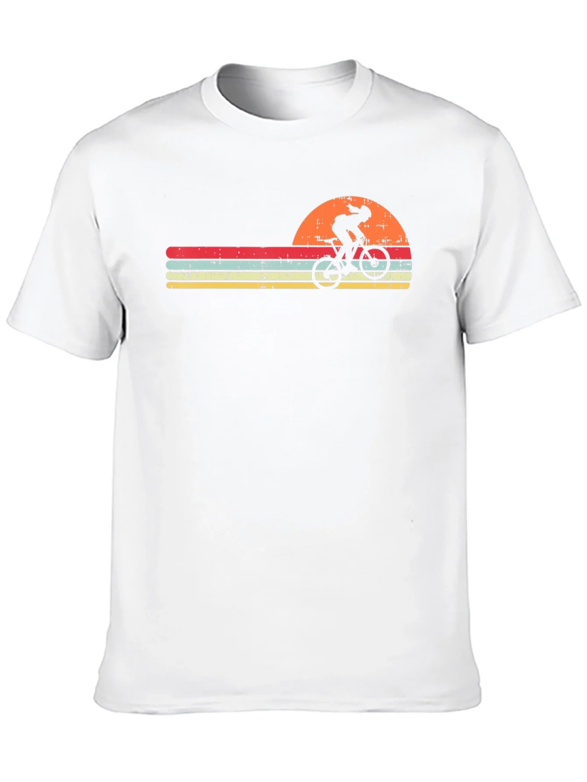 Retro Cyclist T-Shirt - Sunset Design product image 9