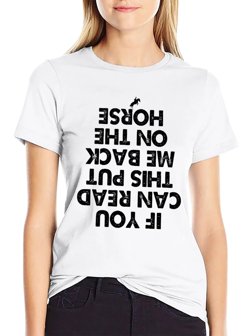 Funny Horseback Riding T-Shirt: Read and Ride! product image 8