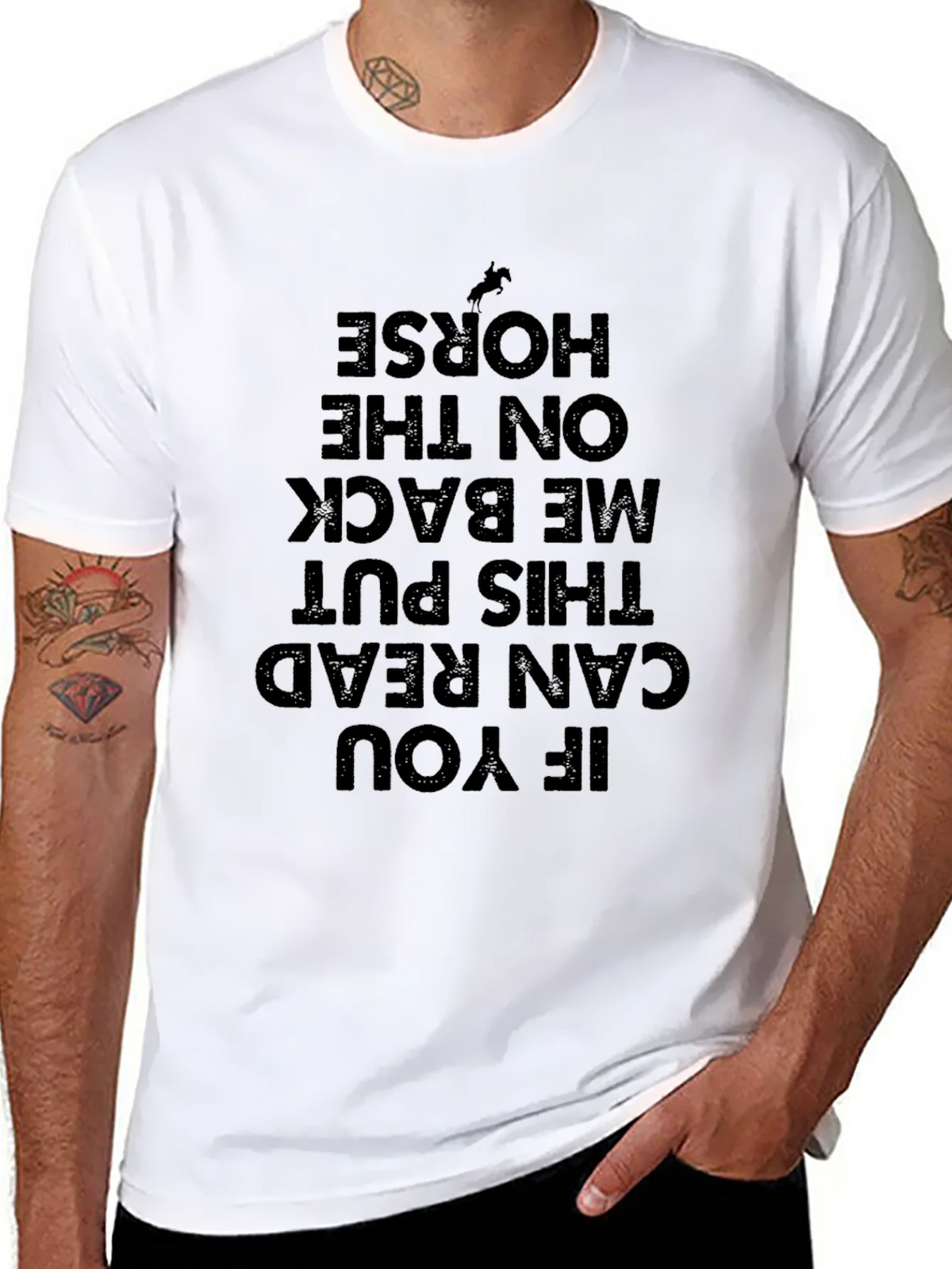 Funny Horseback Riding T-Shirt: Read and Ride! product image 7