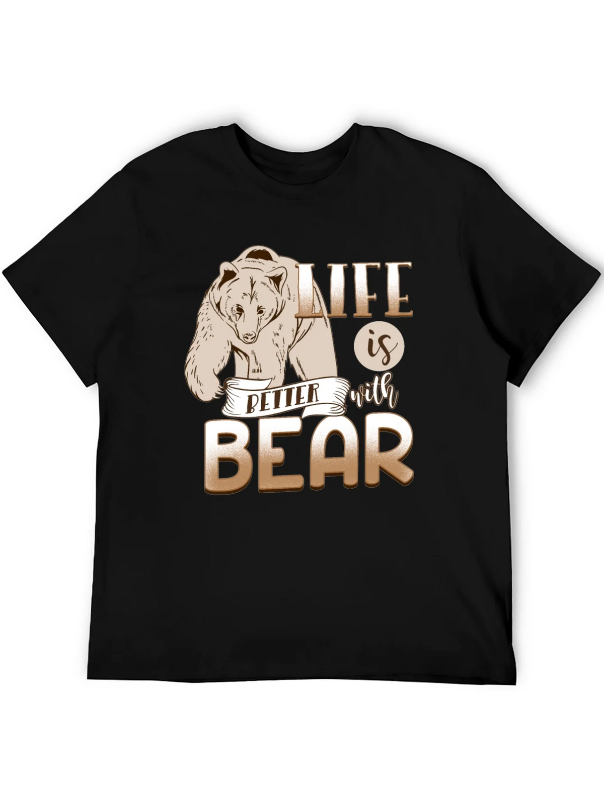 Life is Better With Bear Graphic T-Shirt product image 5
