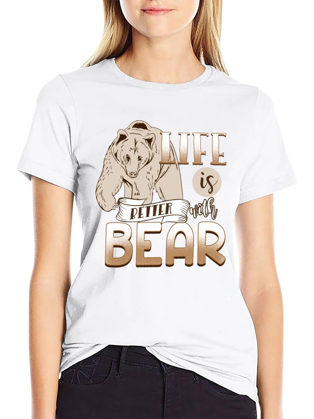 Life is Better With Bear Graphic T-Shirt product image 8
