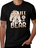 Life is Better With Bear Graphic T-Shirt product image 1