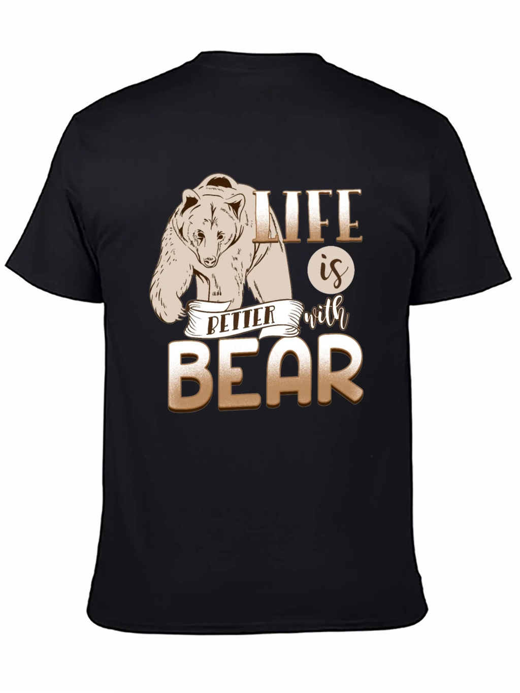 Life is Better With Bear Graphic T-Shirt product image 4