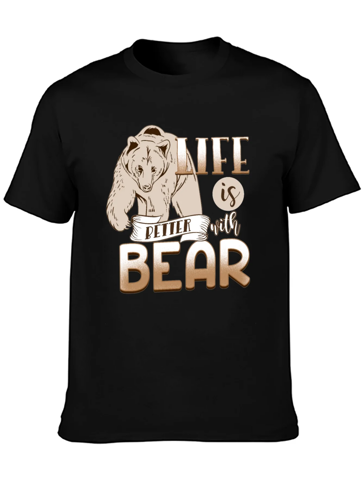 Life is Better With Bear Graphic T-Shirt product image 3