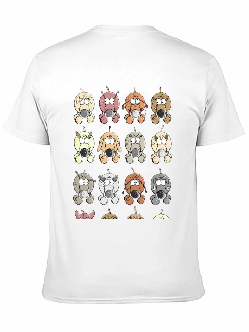 Cartoon Dogs Graphic Print T-Shirt product image 5