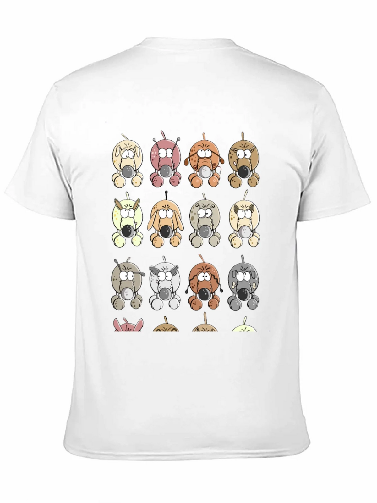 Cartoon Dogs Graphic Print T-Shirt product image 5