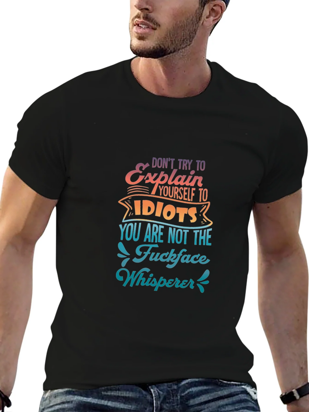 Dont Explain to Idiots Graphic Tee - Black product image 3